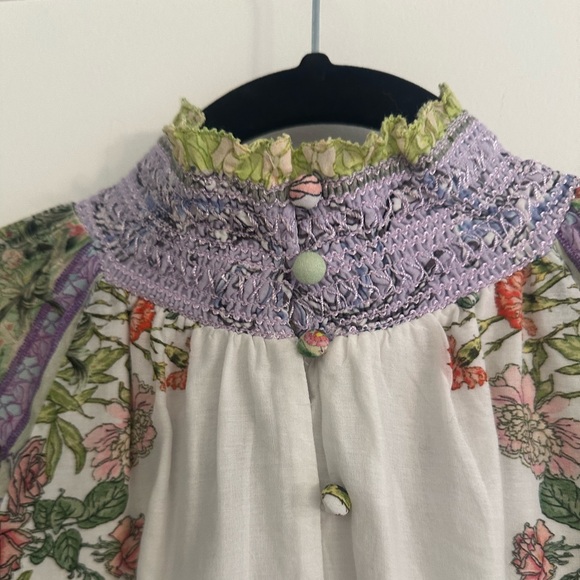 NWT Alice + Olivia Lavinia Blouson Sleeve Mini Dress Size 10 - Picture 12 of 16